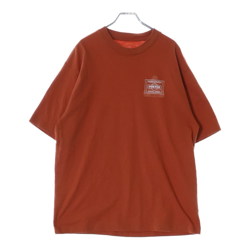 Palace Skateboards(パレススケートボーズ) 24AW ×PORTER ポーター トライファー ロゴプリントTシャツ 半袖カットソー オレンジ