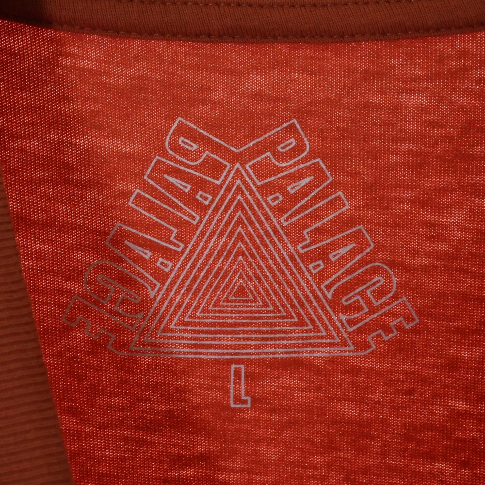 Palace Skateboards(パレススケートボーズ) 24AW ×PORTER ポーター トライファー ロゴプリントTシャツ 半袖カットソー オレンジ