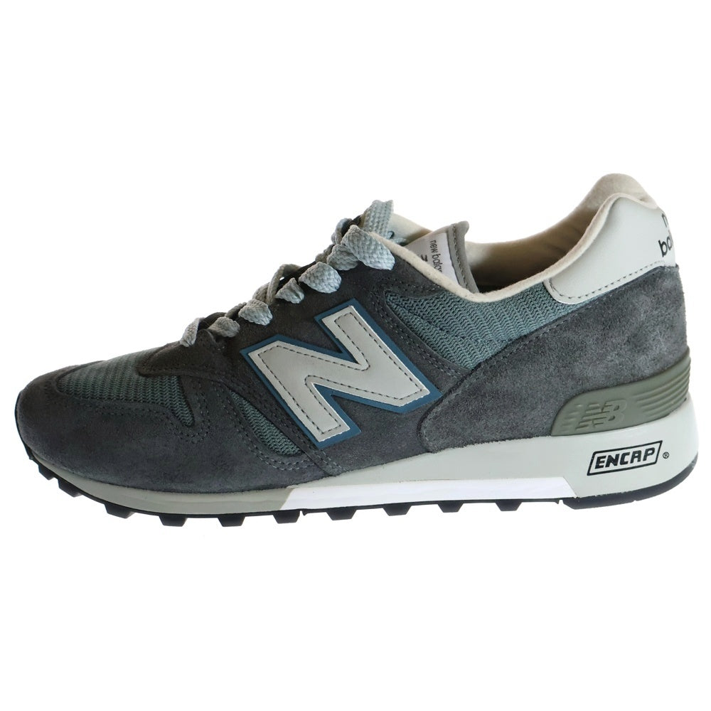 New Balance(ニューバランス) M1300CLS STEEL BLUE スティール ブルー スウェード切り替え ローカットスニーカー グレー/ブルー US8/26cmワイズ2E