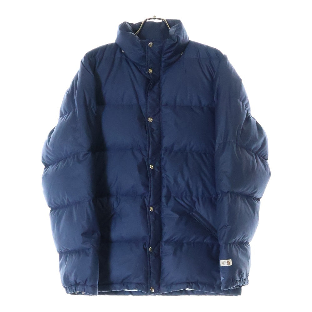 THE NORTH FACE(ザノースフェイス) 80S VINTAGE USA製 茶タグ ジップアップ ダウンジャケット ネイビー