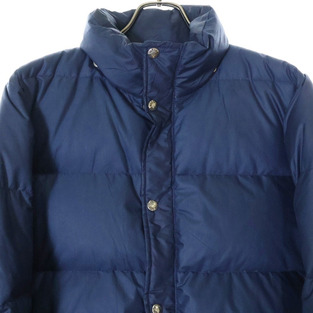 THE NORTH FACE(ザノースフェイス) 80S VINTAGE USA製 茶タグ ジップアップ ダウンジャケット ネイビー