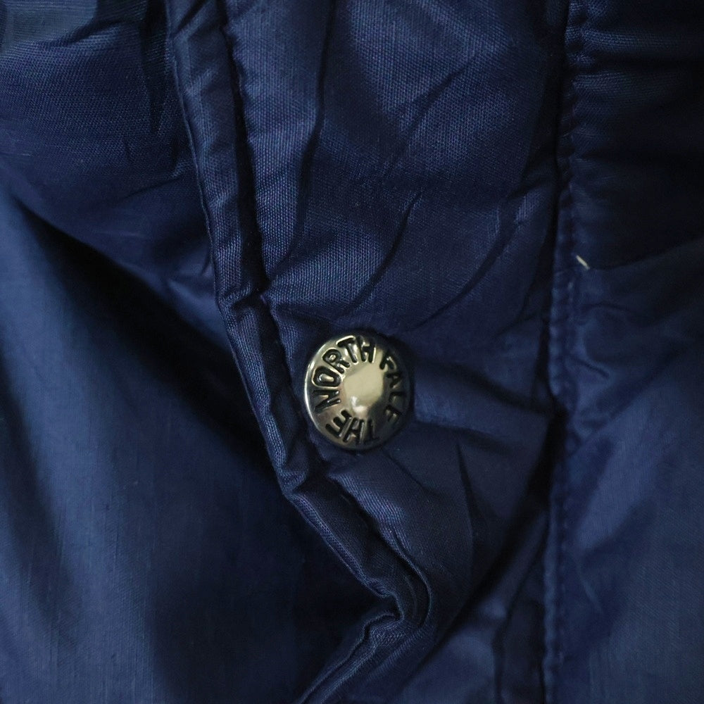 THE NORTH FACE(ザノースフェイス) 80S VINTAGE USA製 茶タグ ジップアップ ダウンジャケット ネイビー
