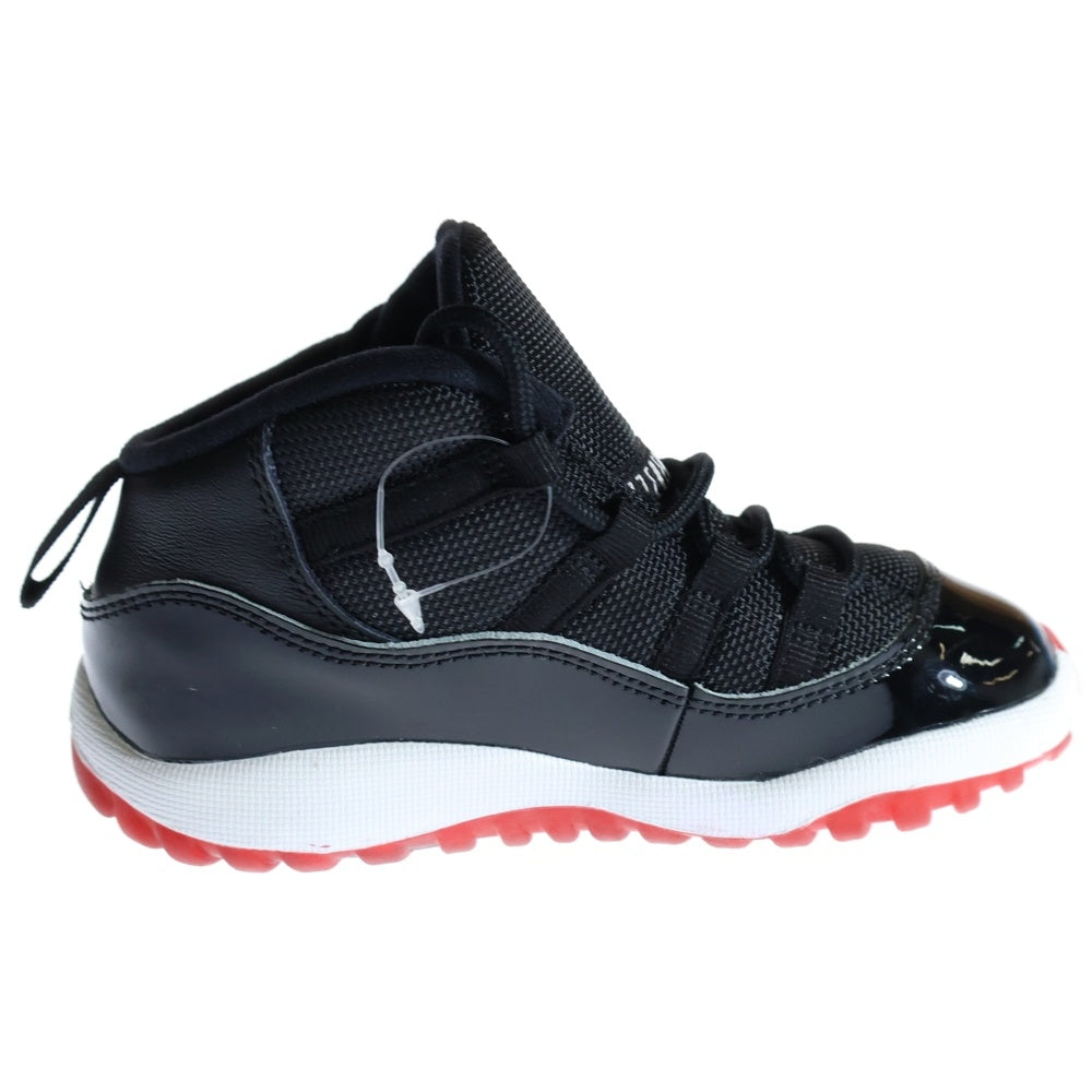 NIKE(ナイキ) TD AIR JORDAN 11 RETRO BRED エアジョーダン11 レトロ ブレッド ハイカットスニーカー ブラック キッズ US9C/15cm 378040-061
