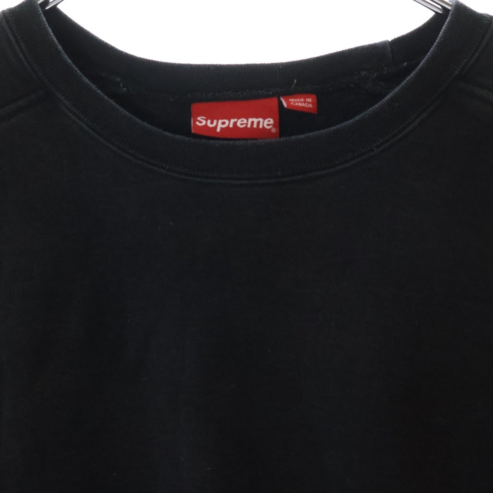 SUPREME(シュプリーム) 19SS Formula Crewneck アームロゴ フォーミュラ クルーネックスウェットトレーナー ブラック