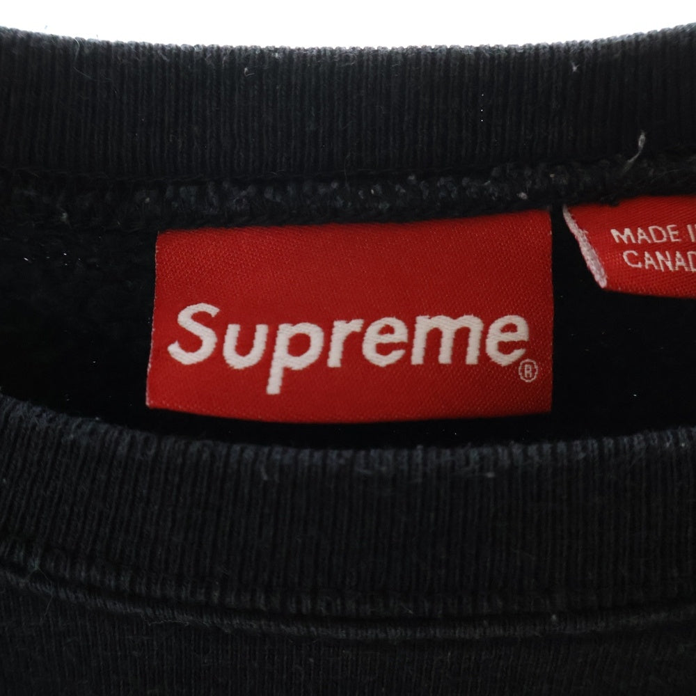 SUPREME(シュプリーム) 19SS Formula Crewneck アームロゴ フォーミュラ クルーネックスウェットトレーナー ブラック
