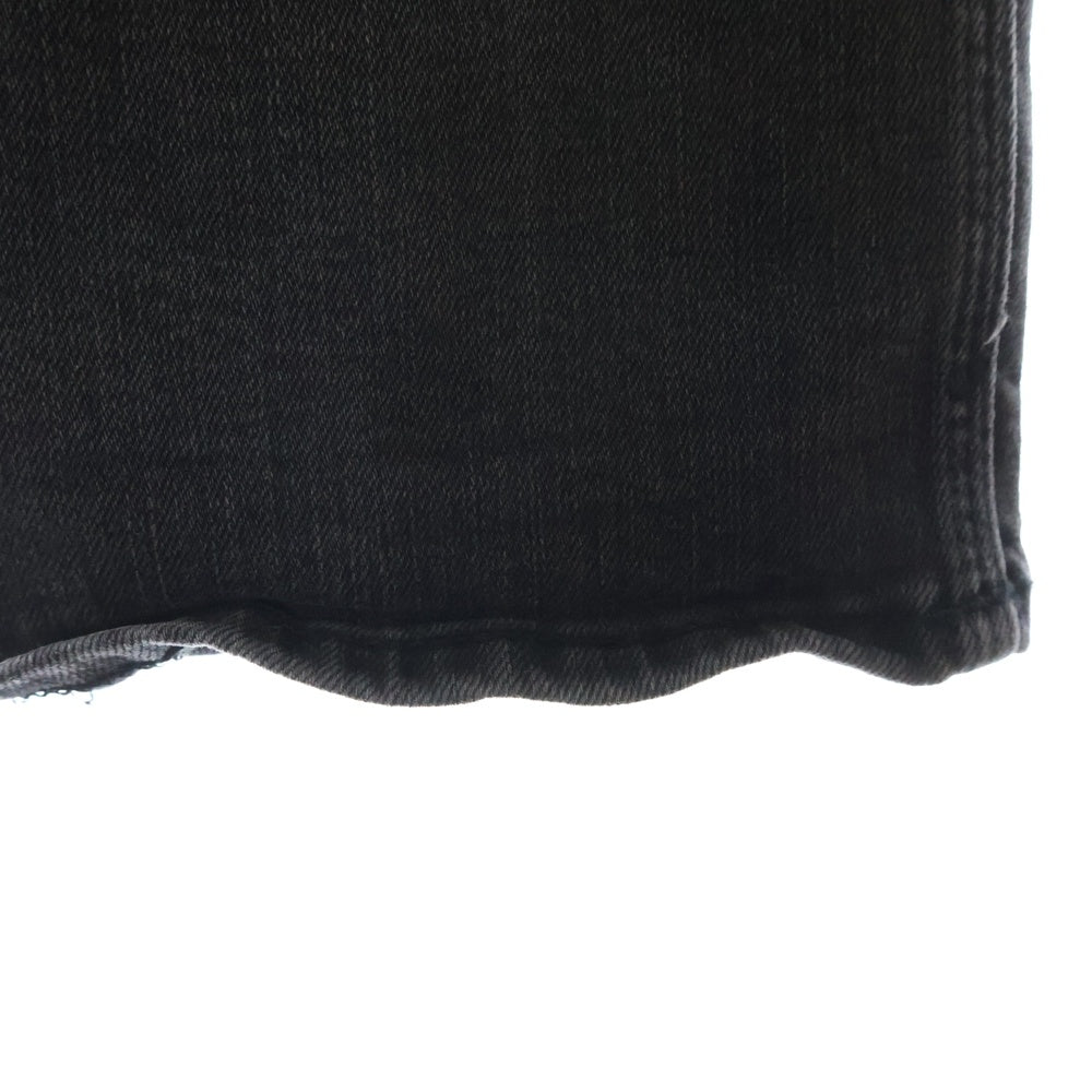 ACNE STUDIOS Bla Konst(アクネストゥディオズ ブロコンスト) MAX USED BLK ジップフライ ストレッチスキニー デニムパンツ ブラック 30O176-177