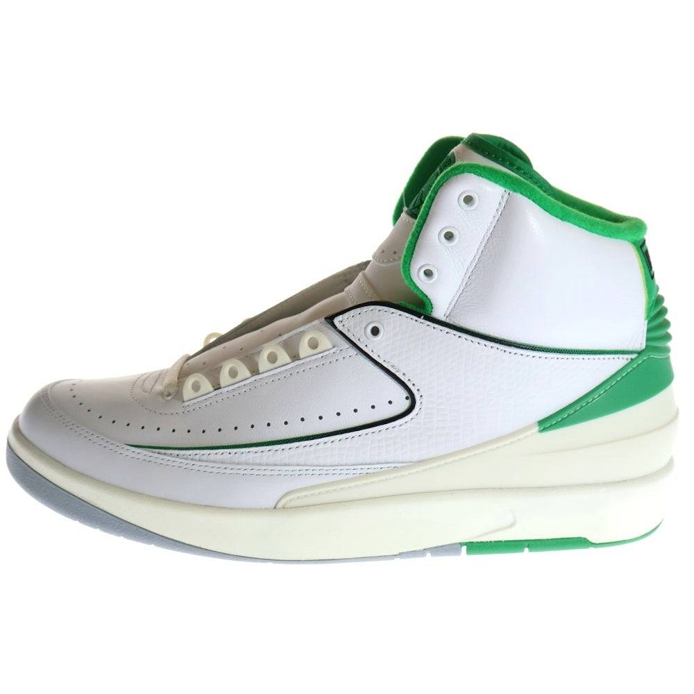 NIKE(ナイキ) AIR JORDAN 2 RETRO LUCKY GREEN エアジョーダン2 レトロ ラッキーグリーン ハイカットスニーカー ホワイト/グリーン US10/28cm DR8884-103