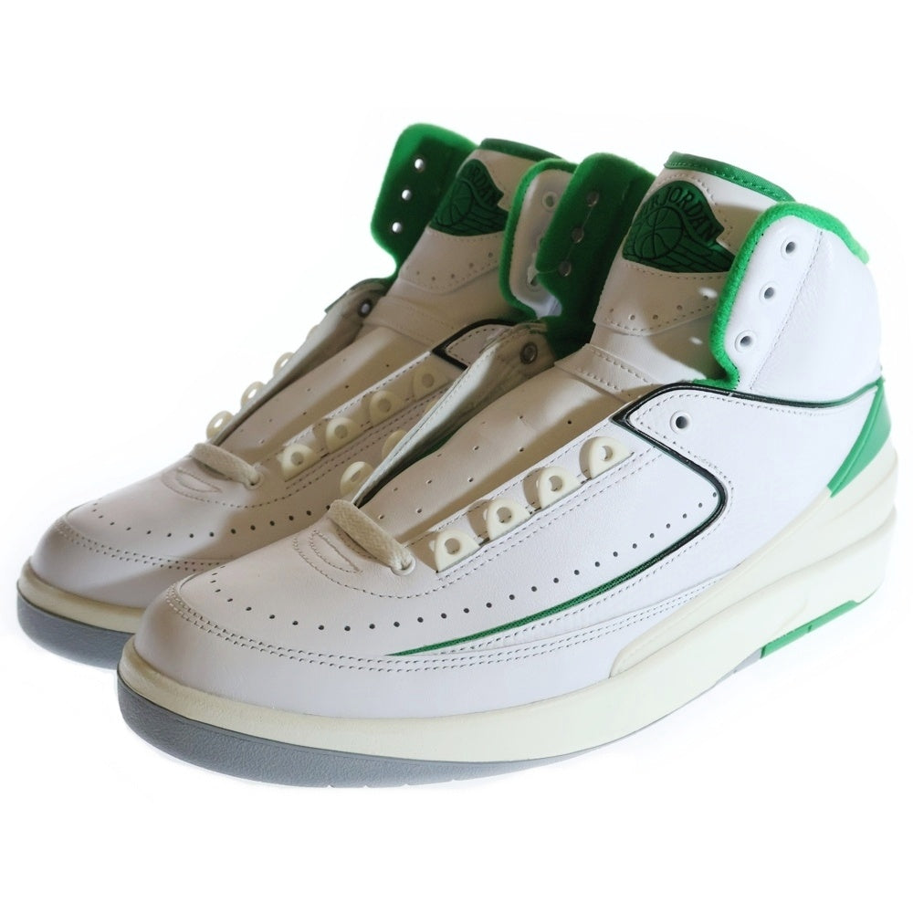 NIKE(ナイキ) AIR JORDAN 2 RETRO LUCKY GREEN エアジョーダン2 レトロ ラッキーグリーン ハイカットスニーカー ホワイト/グリーン US10/28cm DR8884-103