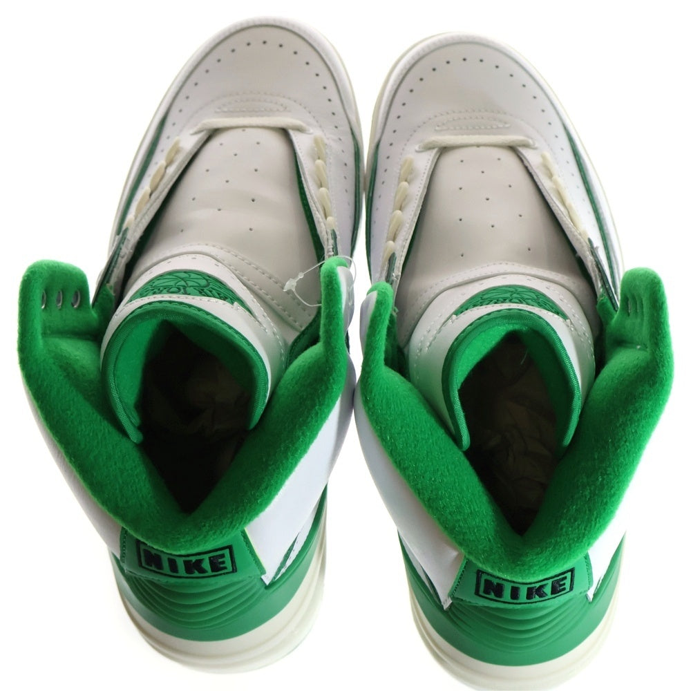 NIKE(ナイキ) AIR JORDAN 2 RETRO LUCKY GREEN エアジョーダン2 レトロ ラッキーグリーン ハイカットスニーカー ホワイト/グリーン US10/28cm DR8884-103