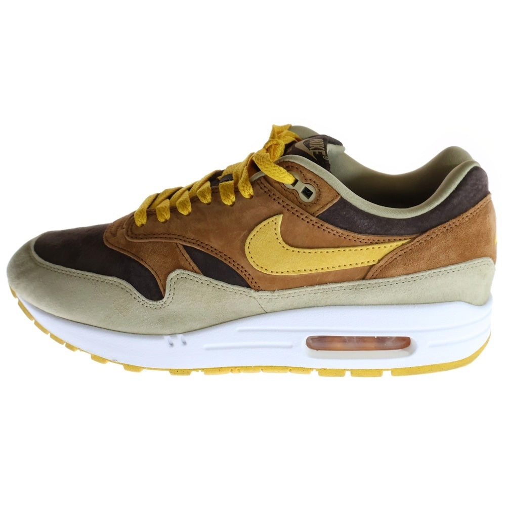 NIKE(ナイキ) AIR MAX 1 DUCK PACK PECAN AND YELLOW OCHRE エアマックス1 ダックパック ピーカン アンド イエローオークル ローカットスニーカー US9.5/27.5cm DZ0482-200