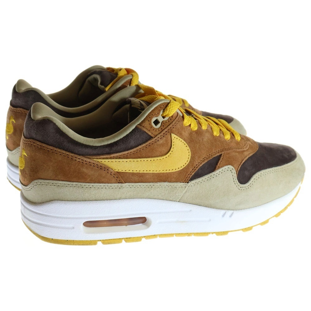 NIKE(ナイキ) AIR MAX 1 DUCK PACK PECAN AND YELLOW OCHRE エアマックス1 ダックパック ピーカン アンド イエローオークル ローカットスニーカー US9.5/27.5cm DZ0482-200