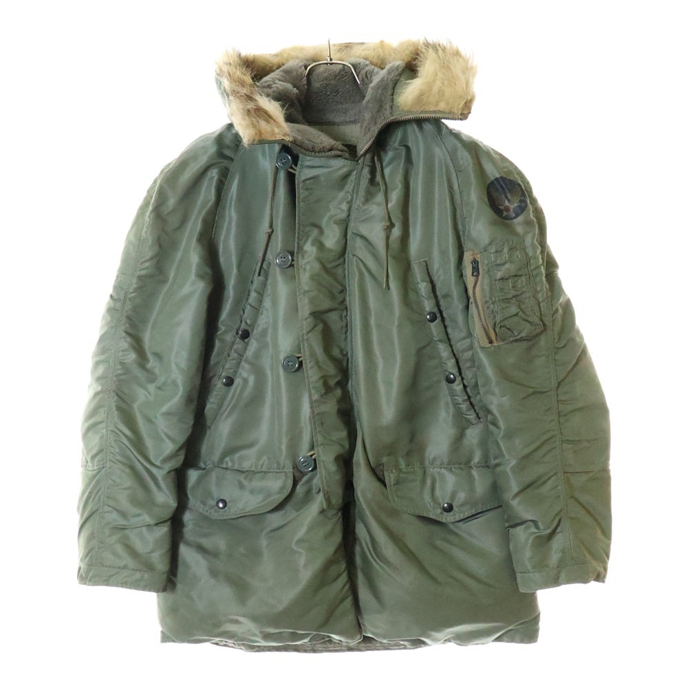 VINTAGE(ヴィンテージ) 60S US.AIRFORCE TYPE N-3B FLIGHT JACKET ファー フーデッド フライトジャケット グリーン 8415-269-0418