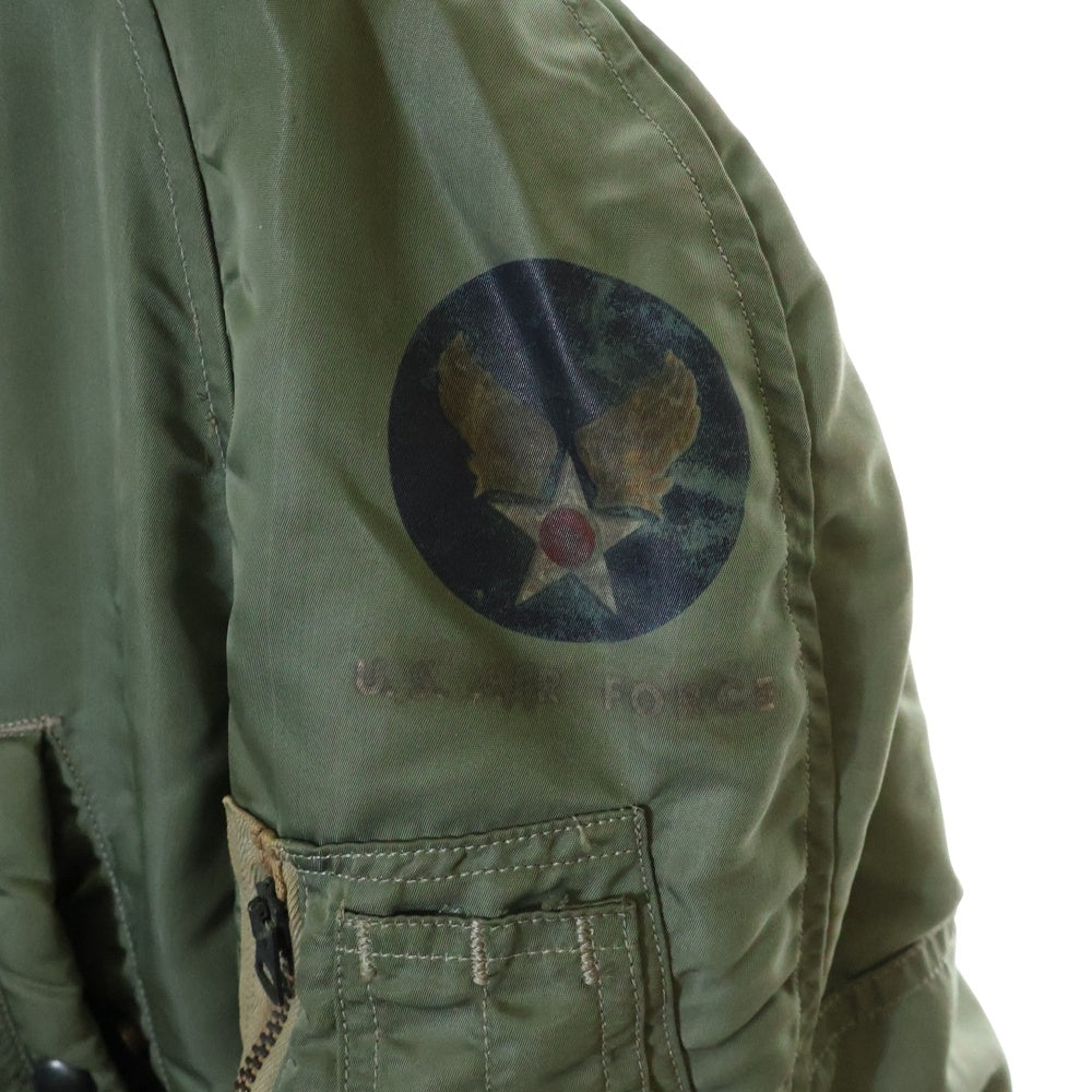 VINTAGE(ヴィンテージ) 60S US.AIRFORCE TYPE N-3B FLIGHT JACKET ファー フーデッド フライトジャケット グリーン 8415-269-0418