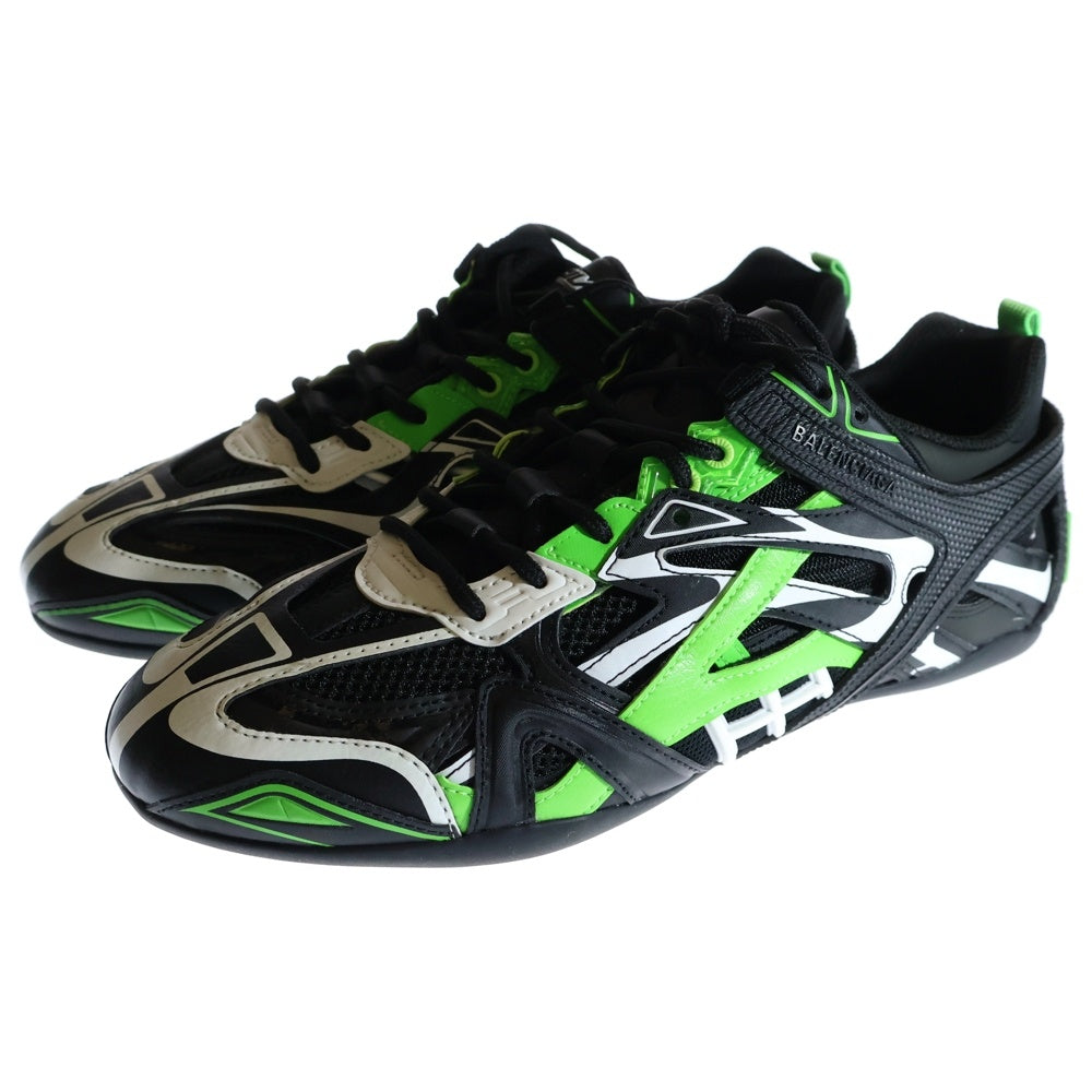 BALENCIAGA(バレンシアガ) DRIVE SNEAKER ドライブ ローカットスニーカー ブラック/グリーン 635498 W3AK1