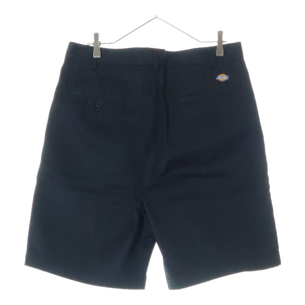 WACKO MARIA(ワコマリア) 22SS ×DICKIES PLEATED TROUSERS ディッキーズ プリーツド トラウザー ワンタック ショーツ ハーフパンツ ブラック DICKIES-WM-PT08