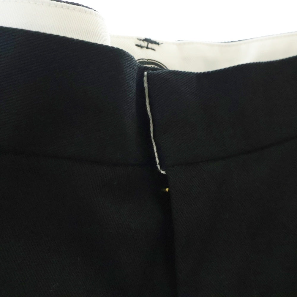 WACKO MARIA(ワコマリア) 22SS ×DICKIES PLEATED TROUSERS ディッキーズ プリーツド トラウザー ワンタック ショーツ ハーフパンツ ブラック DICKIES-WM-PT08