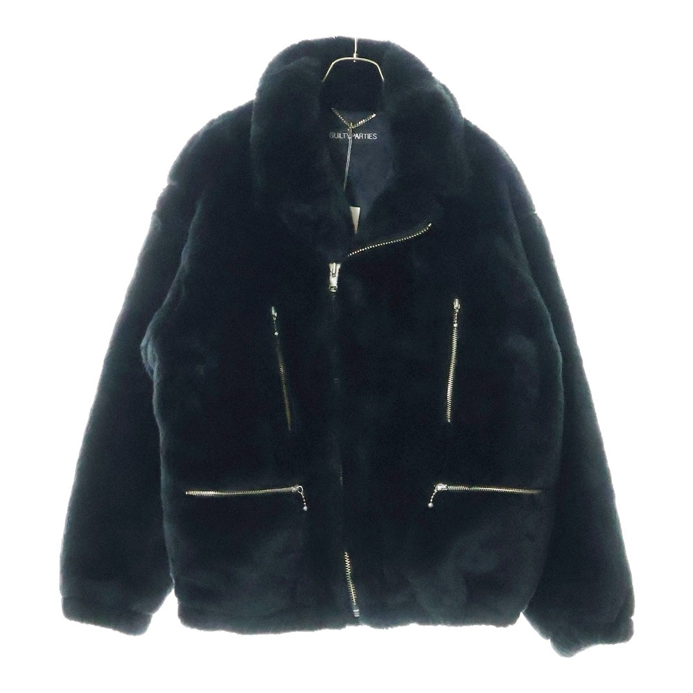 WACKO MARIA(ワコマリア) 22AW FUR DOUBLE RIDERS JACKET ボールジップ ダブル ライダース ファー ジャケット ブラック 22FW-WMO-BL02