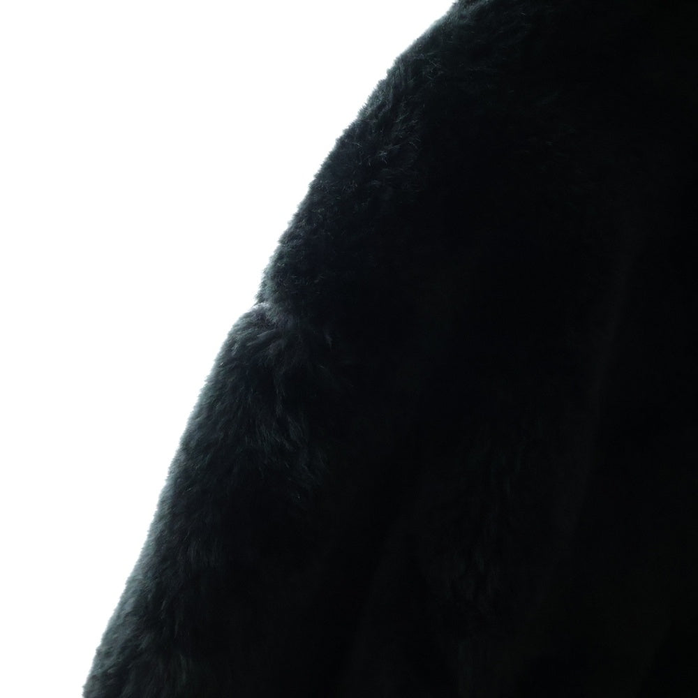 WACKO MARIA(ワコマリア) 22AW FUR DOUBLE RIDERS JACKET ボールジップ ダブル ライダース ファー ジャケット ブラック 22FW-WMO-BL02