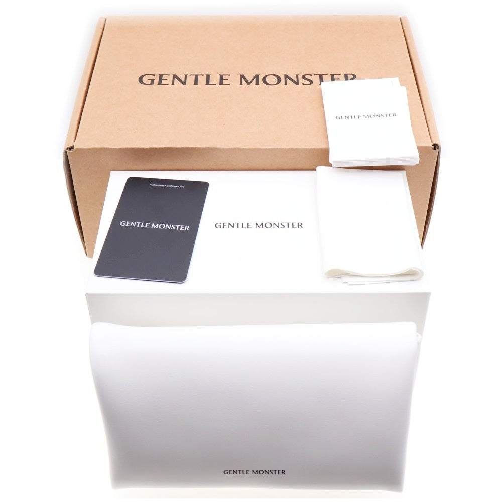 GENTLE MONSTER(ジェントルモンスター) DEAR ディアー カラーレンズ スクエアフレーム サングラス 眼鏡 ブラック