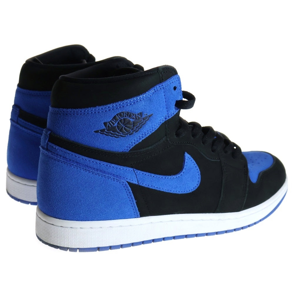 NIKE(ナイキ) AIR JORDAN 1 RETRO HIGH OG ROYAL REIMAGINED エアジョーダン1 レトロ ロイヤル リイマジンド ハイカットスニーカー ブラック/ブルー US11/29cm DZ5485-042