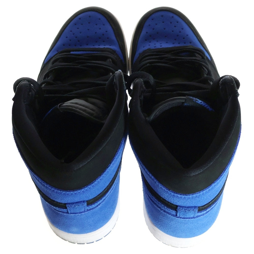NIKE(ナイキ) AIR JORDAN 1 RETRO HIGH OG ROYAL REIMAGINED エアジョーダン1 レトロ ロイヤル リイマジンド ハイカットスニーカー ブラック/ブルー US11/29cm DZ5485-042