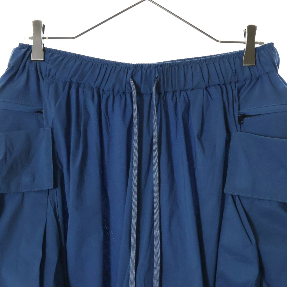 S.F.C(ストライプス フォー クリエイティ) 24SS LARGE POCKET SHORTS ラージポケット ナイロンショーツ ハーフパンツ ブルー