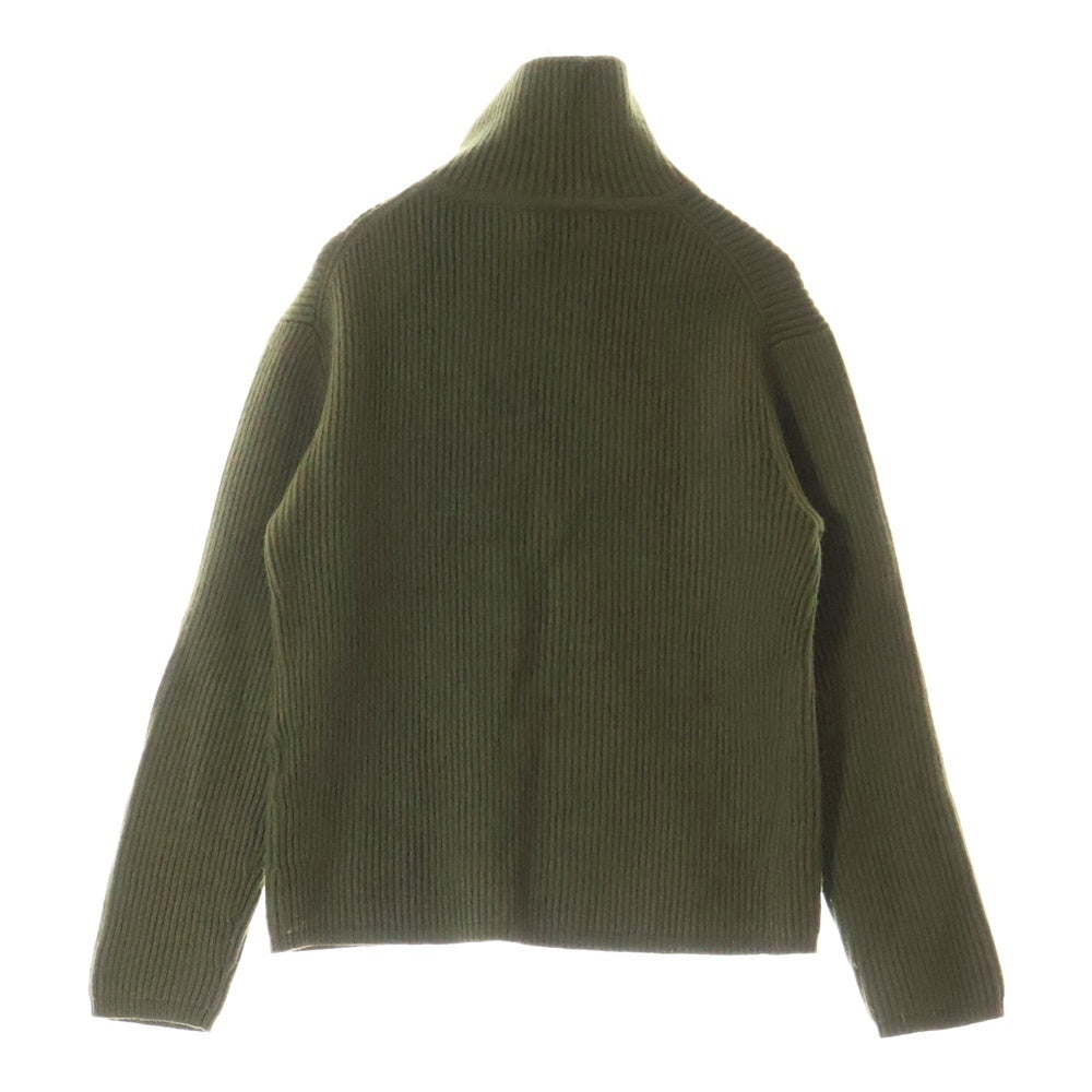 Acne Studios(アクネ ストゥディオズ) 18AW HALF ZIP DRIVER'S KNIT ハーフジップ ドライバーズニット セーター グリーン FN-MN-KNIT000005 PAW18