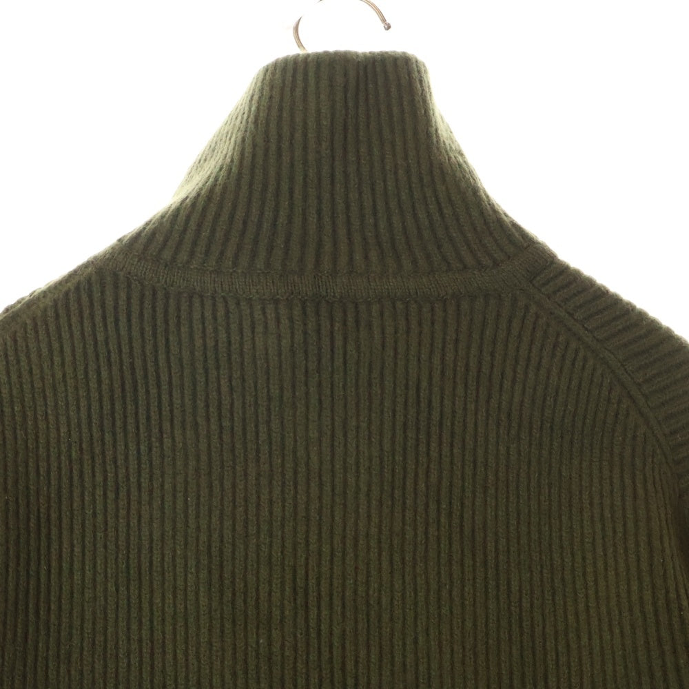 Acne Studios(アクネ ストゥディオズ) 18AW HALF ZIP DRIVER'S KNIT ハーフジップ ドライバーズニット セーター グリーン FN-MN-KNIT000005 PAW18