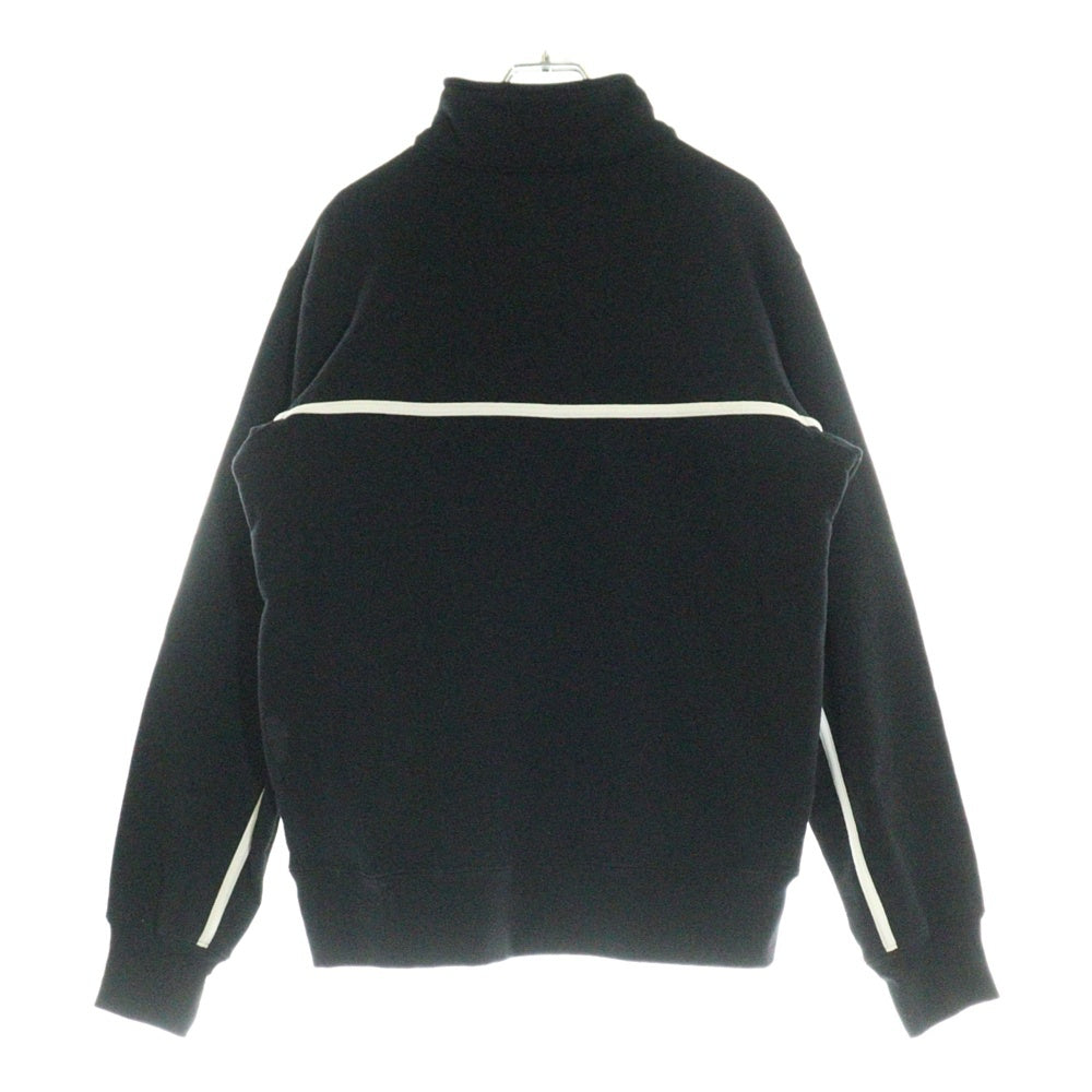 SUPREME(シュプリーム) 17AW 2-tone Half Zip Sweatshirt フロントロゴ ツートーン ハーフ ジップ スウェットトレーナー ブラック