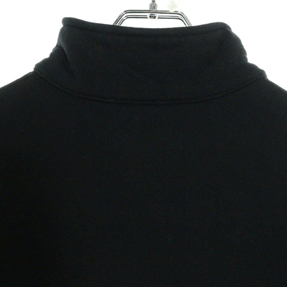 SUPREME(シュプリーム) 17AW 2-tone Half Zip Sweatshirt フロントロゴ ツートーン ハーフ ジップ スウェットトレーナー ブラック