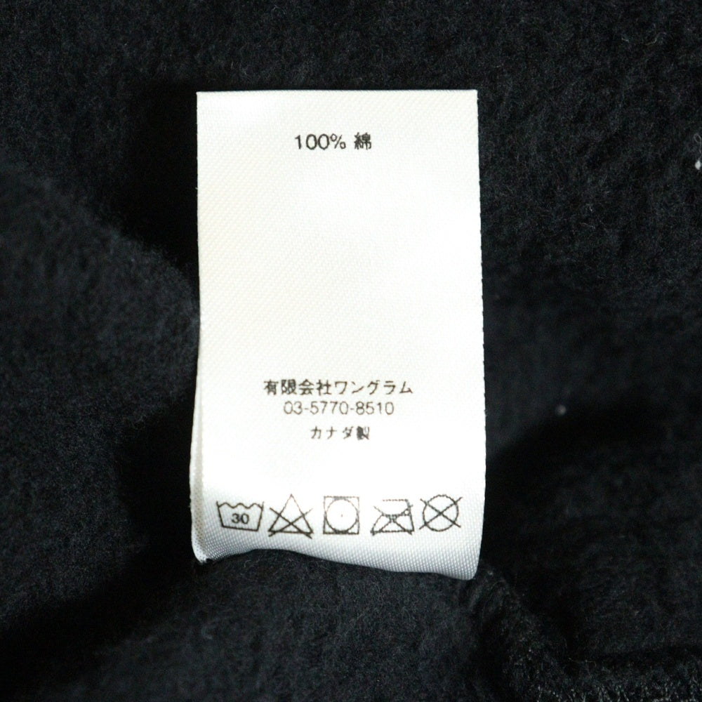 SUPREME(シュプリーム) 17AW 2-tone Half Zip Sweatshirt フロントロゴ ツートーン ハーフ ジップ スウェットトレーナー ブラック