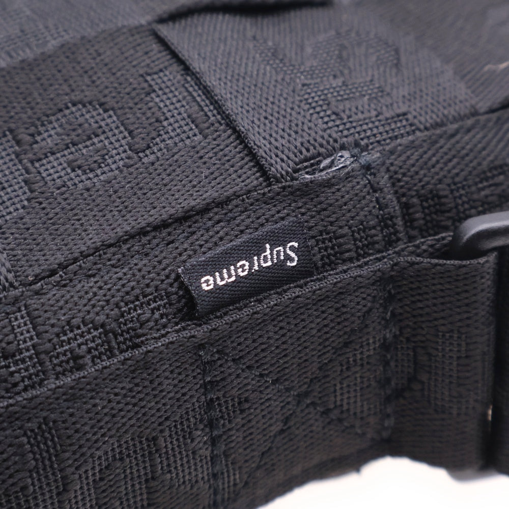 SUPREME(シュプリーム) 24SS Woven Shoulder Bag ウーブン ショルダーバッグ クロスボディ ブラック