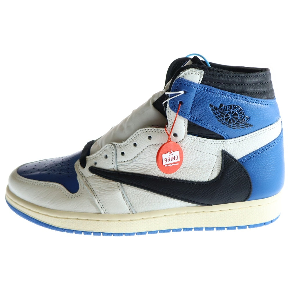 NIKE(ナイキ) ×TRAVIS SCOTT FRAGMENT AIR JORDAN 1 RETRO HIGH OG SP トラヴィススコット フラグメント エアジョーダン1 ハイカットスニーカー DH3227-105 US10.5/28.5cm