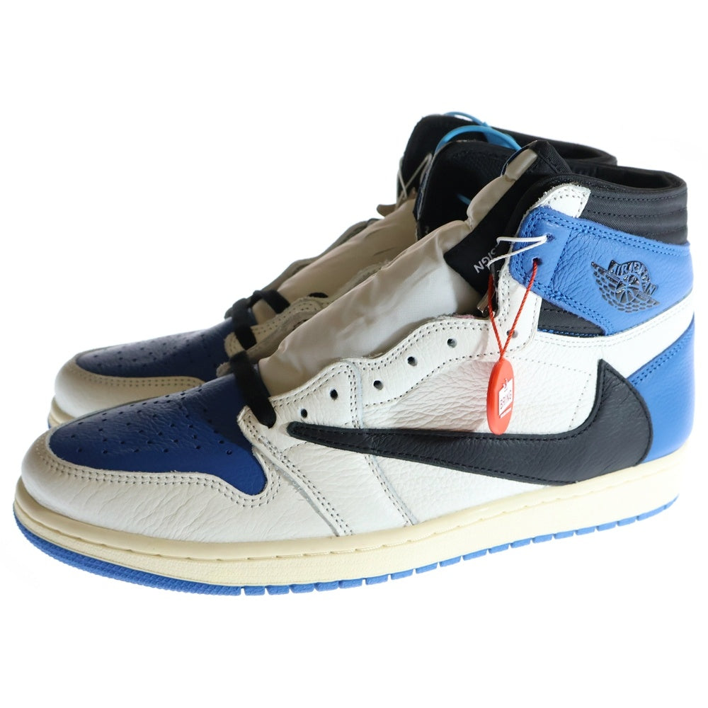 NIKE(ナイキ) ×TRAVIS SCOTT FRAGMENT AIR JORDAN 1 RETRO HIGH OG SP トラヴィススコット フラグメント エアジョーダン1 ハイカットスニーカー DH3227-105 US10.5/28.5cm