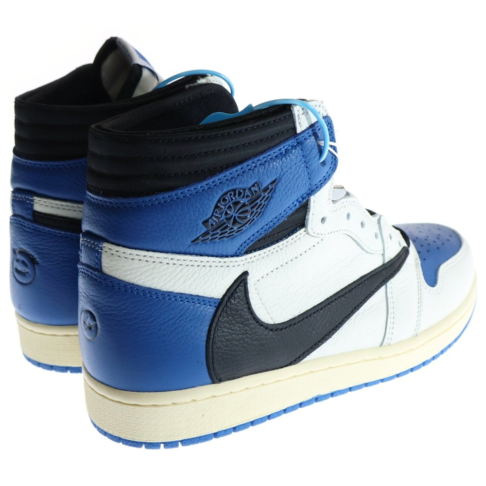 NIKE(ナイキ) ×TRAVIS SCOTT FRAGMENT AIR JORDAN 1 RETRO HIGH OG SP トラヴィススコット フラグメント エアジョーダン1 ハイカットスニーカー DH3227-105 US10.5/28.5cm
