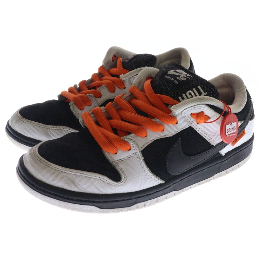 NIKE(ナイキ) ×TIGHTBOOTH SB DUNK LOW PRO QS タイトブース エスビーダンク ローカットスニーカー ホワイト/ブラック US8/26cm FD2629-100