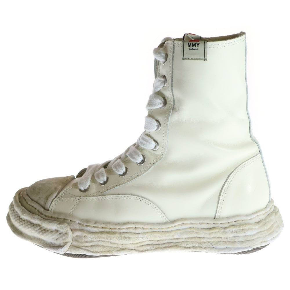 MAISON MIHARAYASUHIRO(メゾンミハラヤスヒロ) 25SS PETERSON23 OG SOLE LEATHER EXTRA HIGH-TOP SNEAKER レザーソール ハイカットスニーカー A14FW727