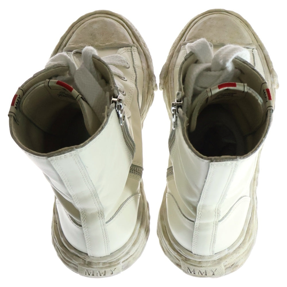 MAISON MIHARAYASUHIRO(メゾンミハラヤスヒロ) 25SS PETERSON23 OG SOLE LEATHER EXTRA HIGH-TOP SNEAKER レザーソール ハイカットスニーカー A14FW727