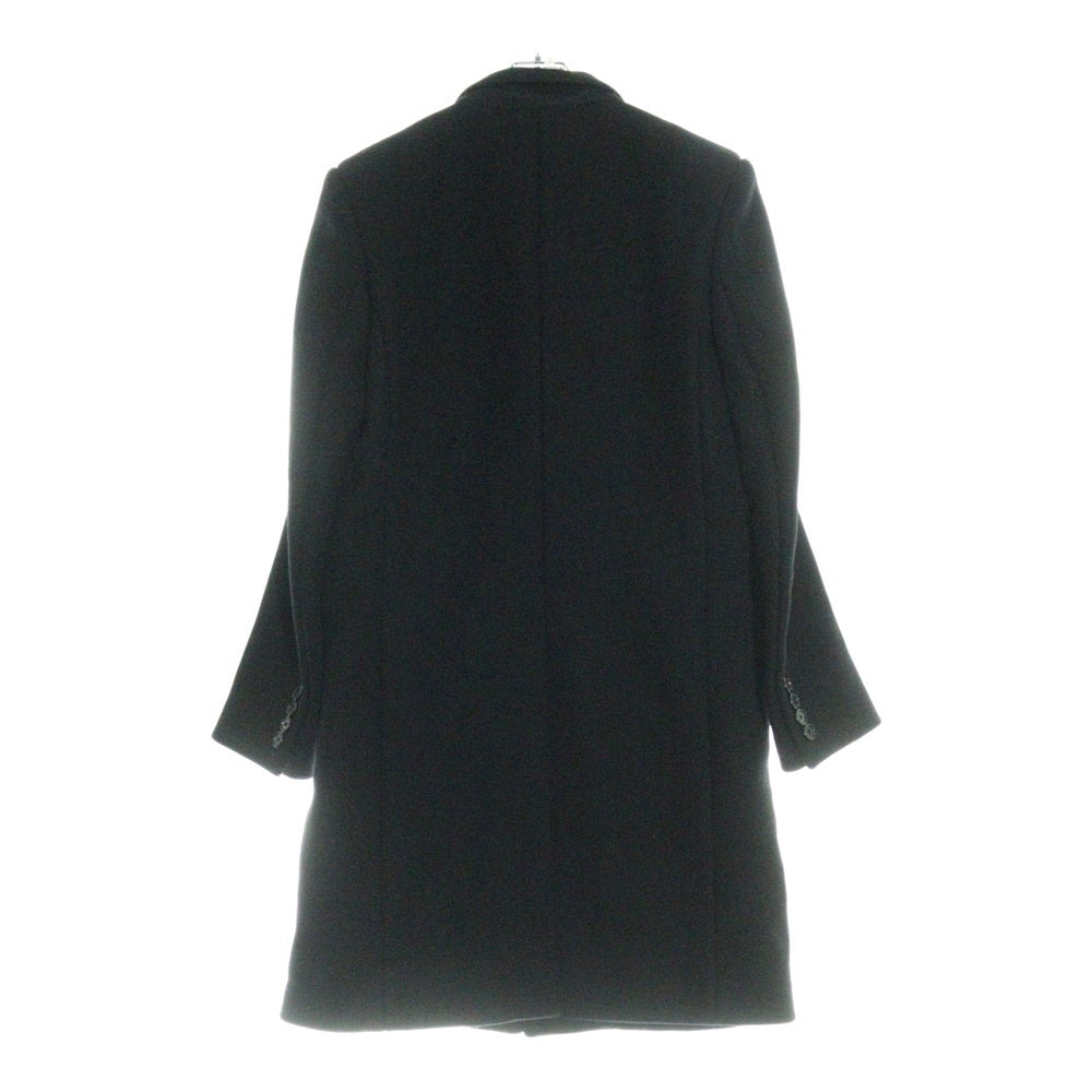 CELINE(セリーヌ) 19AW エディ期 ウールメルトン シングルブレスト チェスターコート ブラック 2M025863C