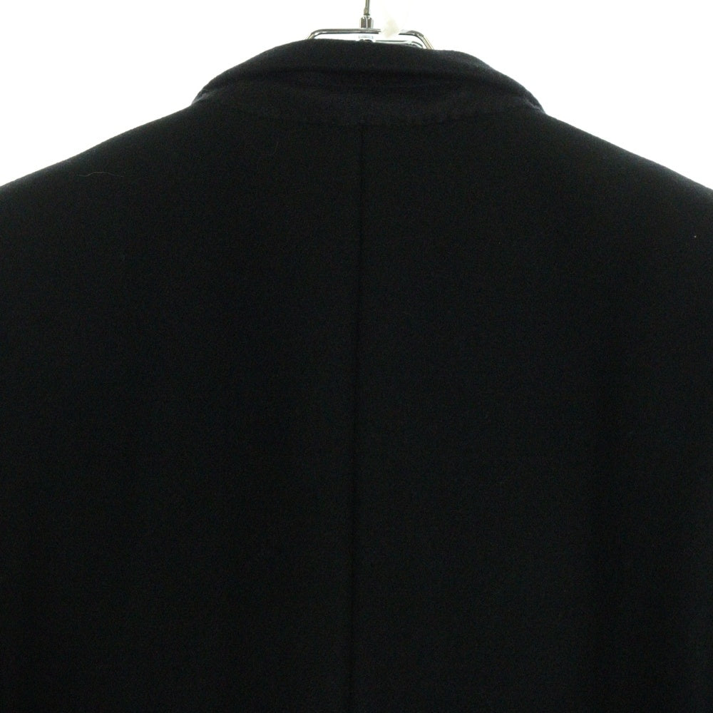 CELINE(セリーヌ) 19AW エディ期 ウールメルトン シングルブレスト チェスターコート ブラック 2M025863C