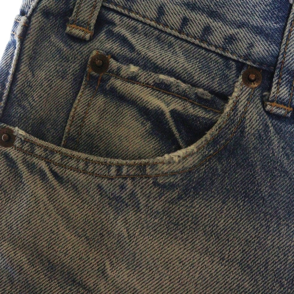 CELINE(セリーヌ) Kurt Clear Sky Rinse Denim Jeans カートクリア スカイリンス ストレート デニムパンツ インディゴブルー N574 571Q 08YC