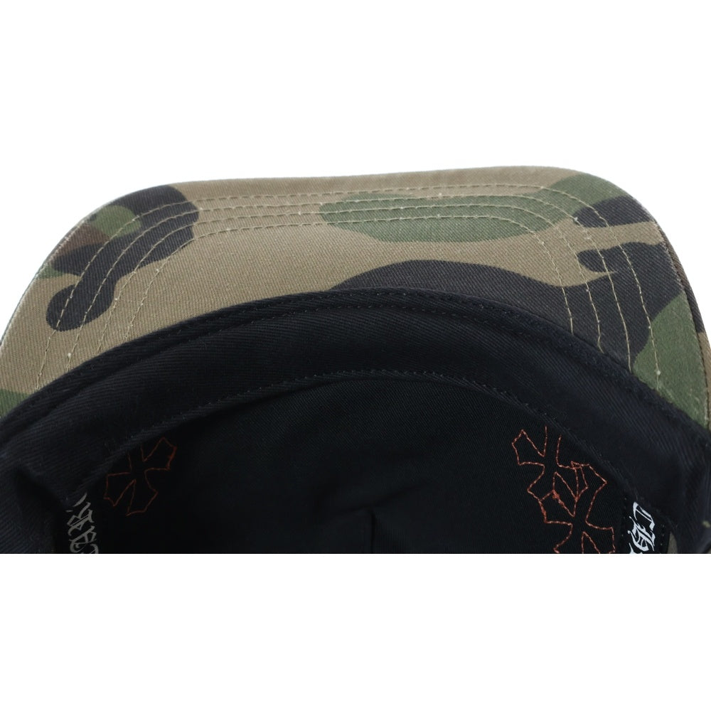 CHROME HEARTS(クロムハーツ) 5 PANEL CAP BSBL CAMO CH HAT 5 パネル CH刺繍クロスパッチ カモ柄 ベースボールキャップ 帽子 マルチカラー