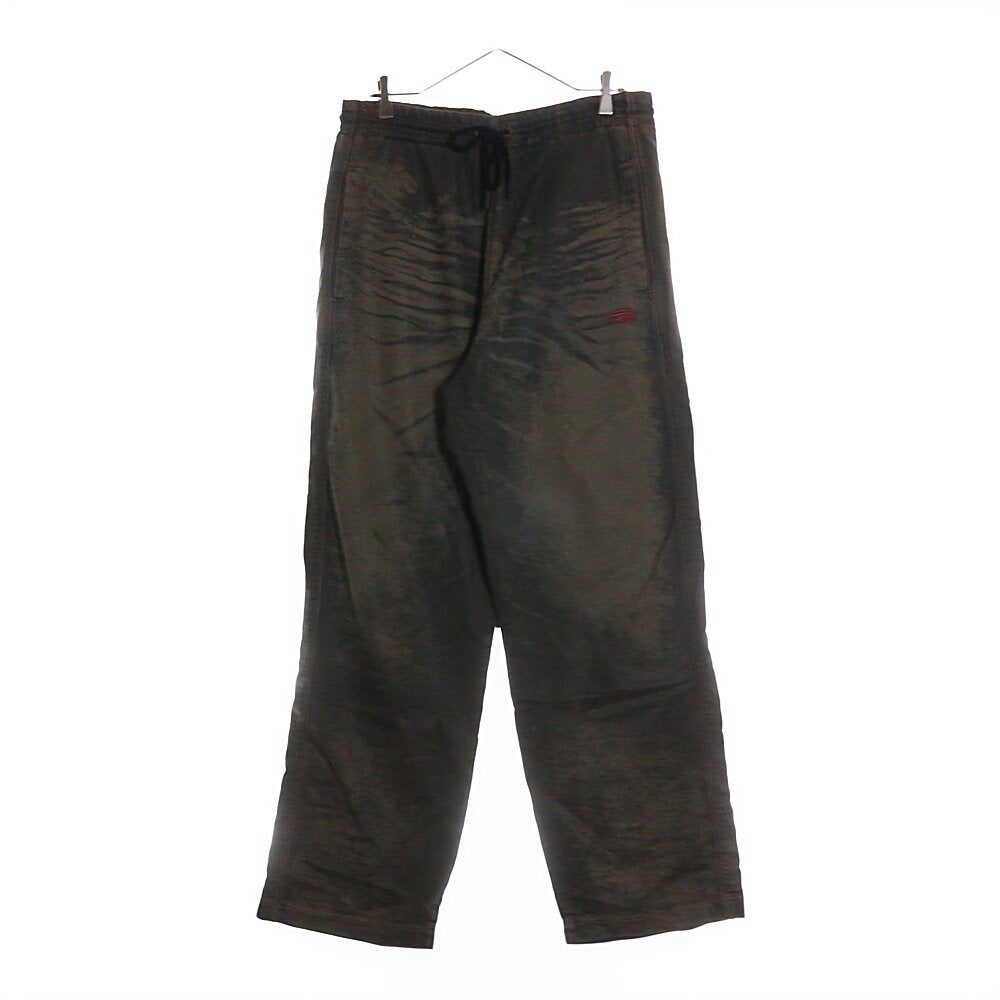DIESEL(ディーゼル) D-MARTIANS-S マーシャン ドローストリング ストーンウォッシュ加工 スウェットパンツ ブラウン A13142