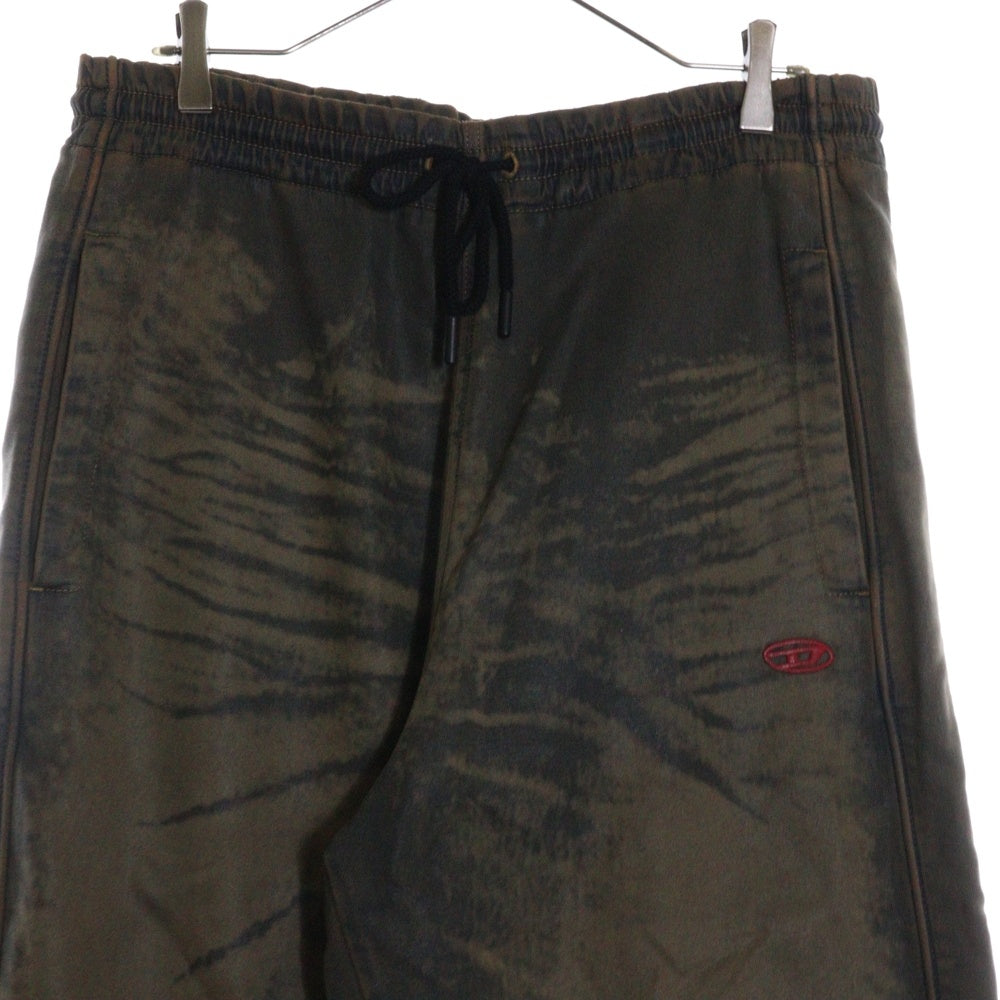 DIESEL(ディーゼル) D-MARTIANS-S マーシャン ドローストリング ストーンウォッシュ加工 スウェットパンツ ブラウン A13142
