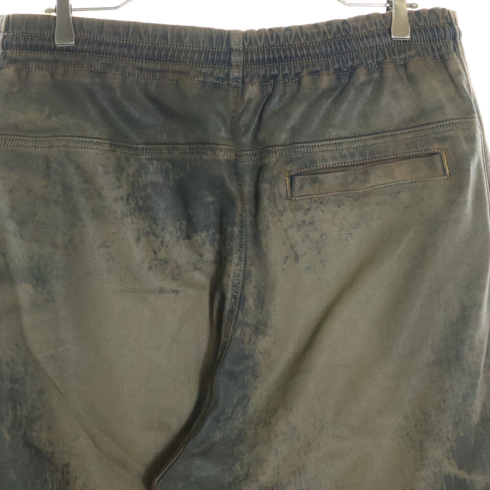 DIESEL(ディーゼル) D-MARTIANS-S マーシャン ドローストリング ストーンウォッシュ加工 スウェットパンツ ブラウン A13142