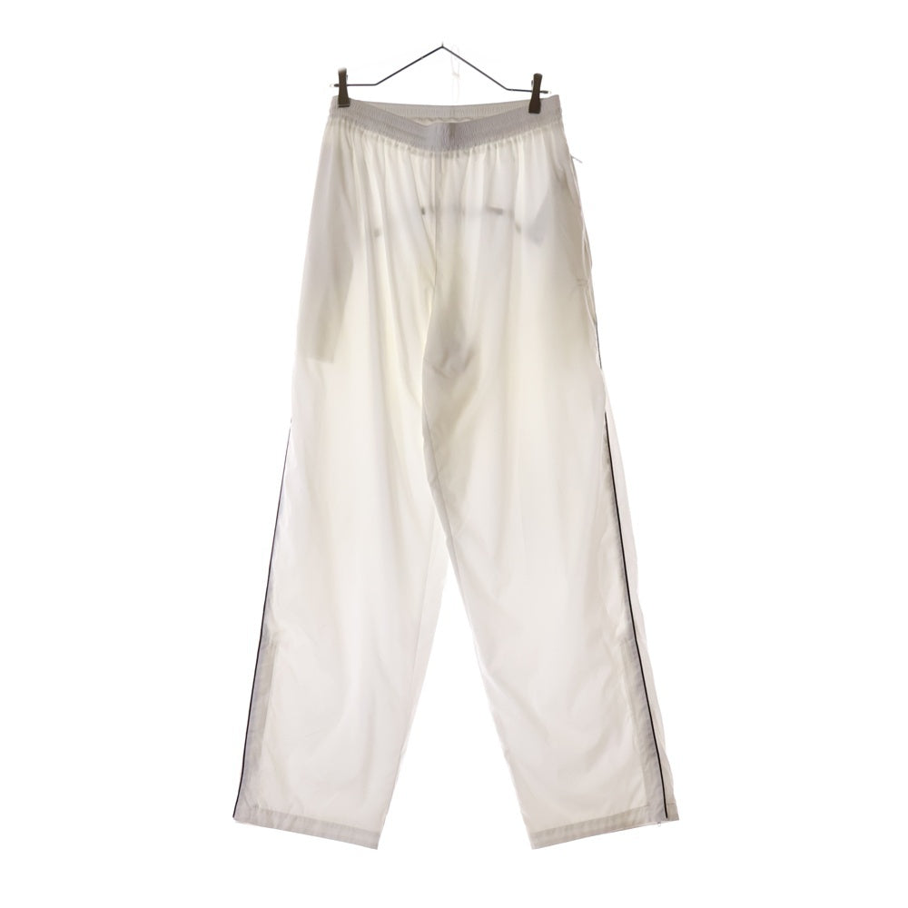 BALENCIAGA(バレンシアガ) 21SS 裾ジップ サイドライン ナイロン トラックパンツ ホワイト 642338