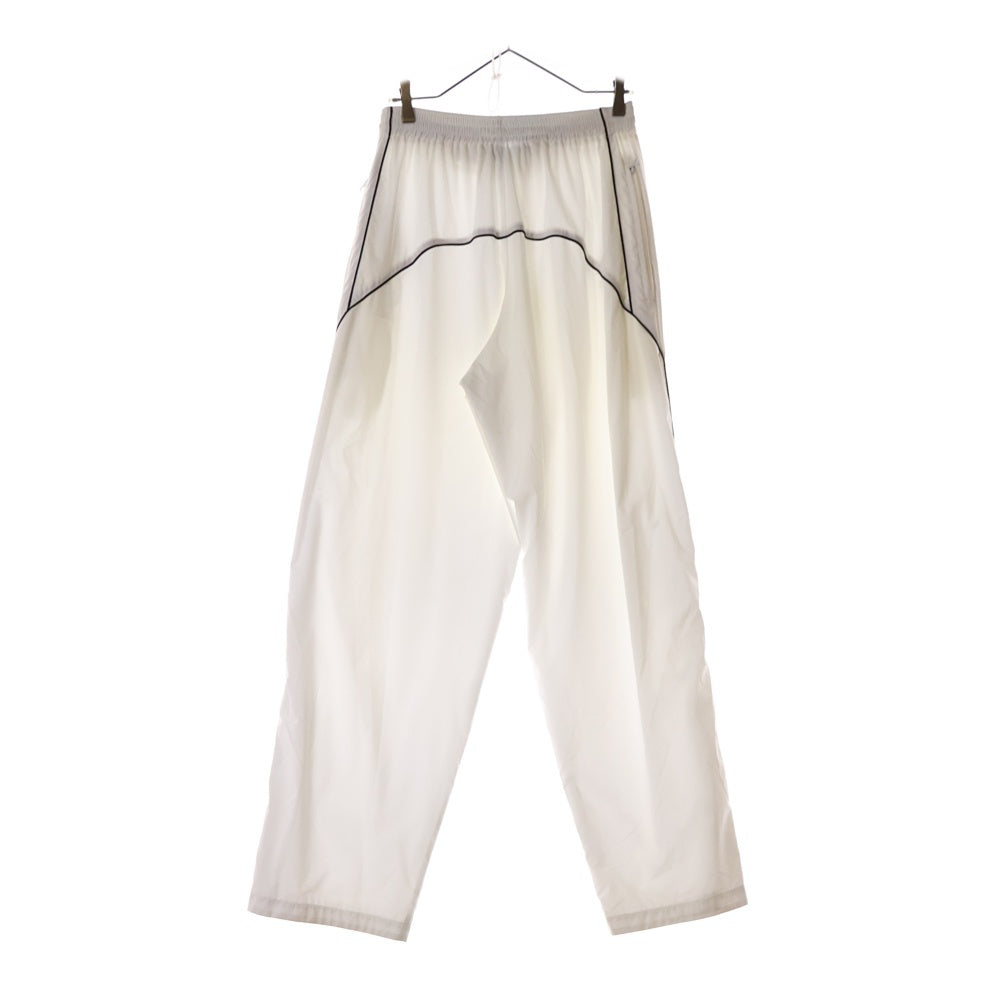 BALENCIAGA(バレンシアガ) 21SS 裾ジップ サイドライン ナイロン トラックパンツ ホワイト 642338