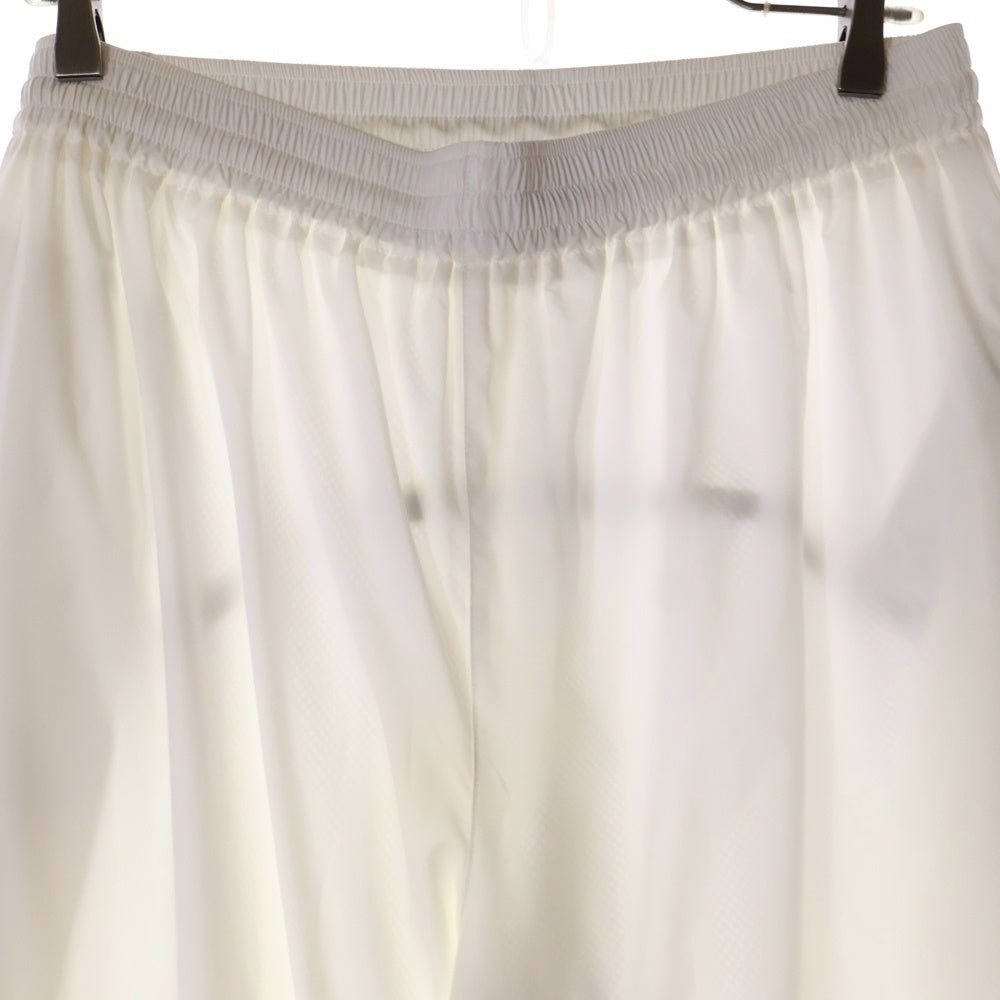 BALENCIAGA(バレンシアガ) 21SS 裾ジップ サイドライン ナイロン トラックパンツ ホワイト 642338