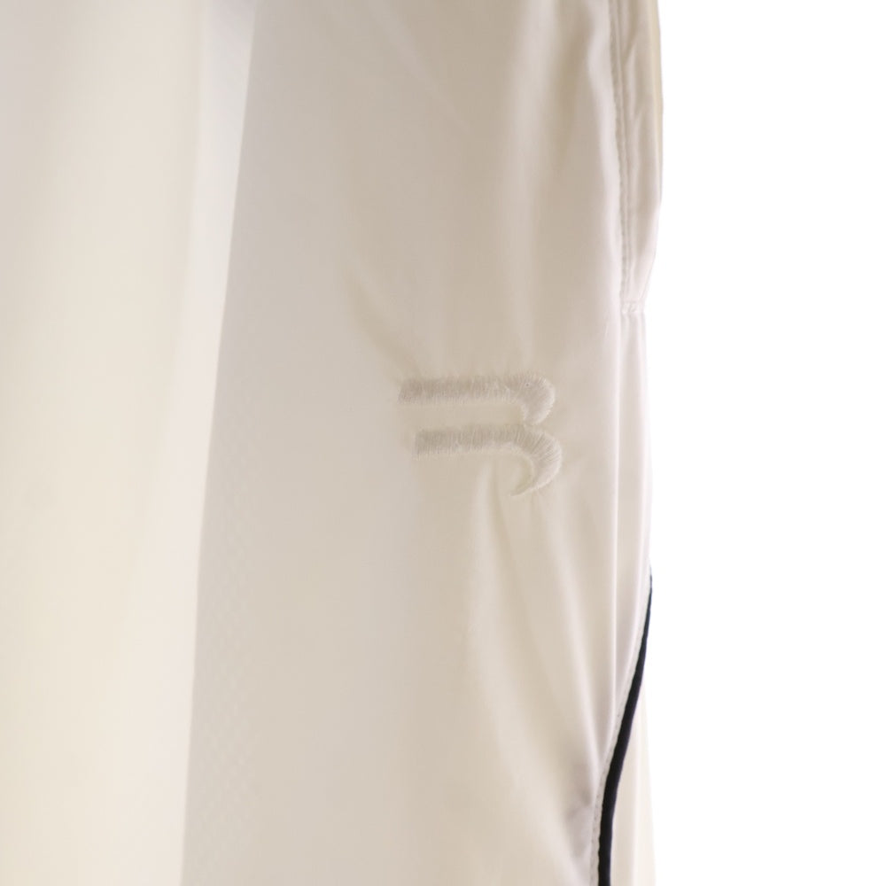 BALENCIAGA(バレンシアガ) 21SS 裾ジップ サイドライン ナイロン トラックパンツ ホワイト 642338