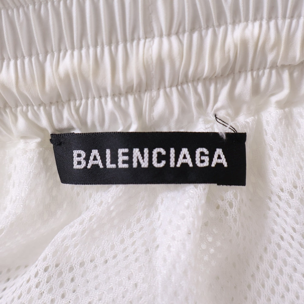 BALENCIAGA(バレンシアガ) 21SS 裾ジップ サイドライン ナイロン トラックパンツ ホワイト 642338